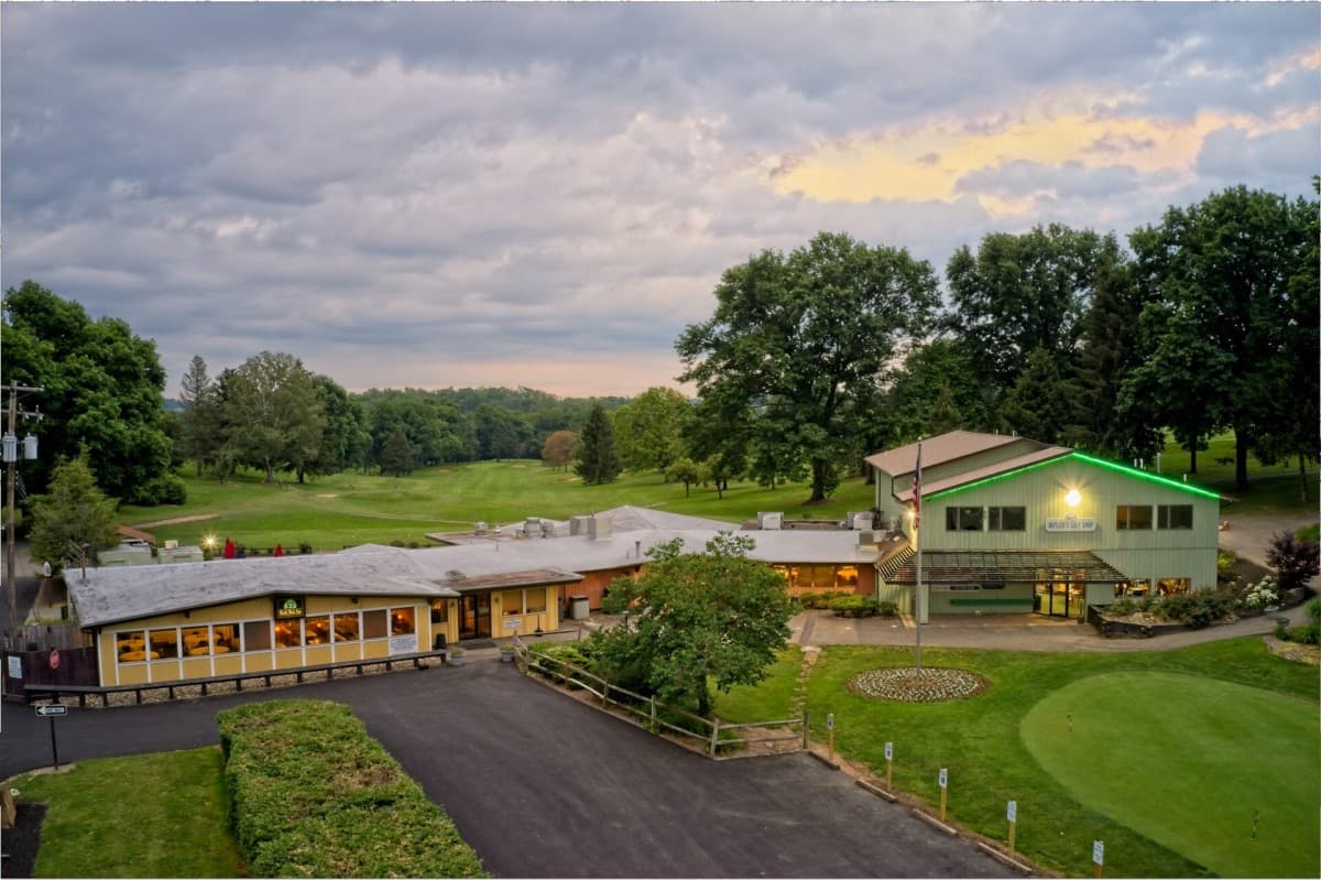 Aerial view of Butlers Golf Course